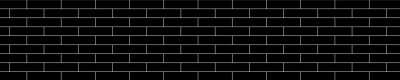 Фартук Черная плитка Brillo 3000х600х1,5